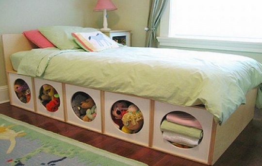  از فضای زیر تختخواب بهتر استفاده کنیم