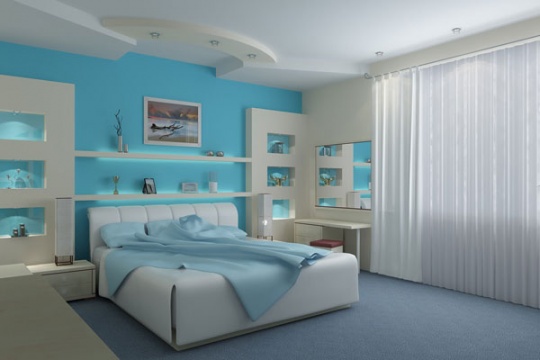 نقش رنگ ها و آرامش در اتاق خواب